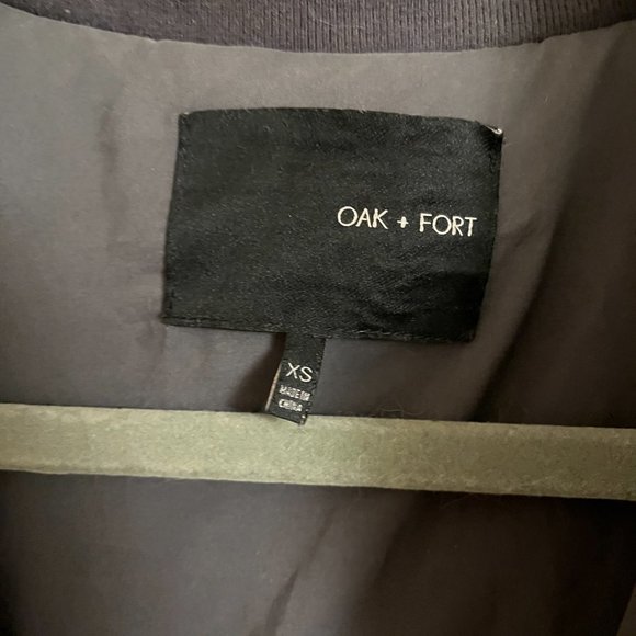 Grey-Blue Bomber Jacket from Oak and Fort (Size XS) - Picture 4 of 4